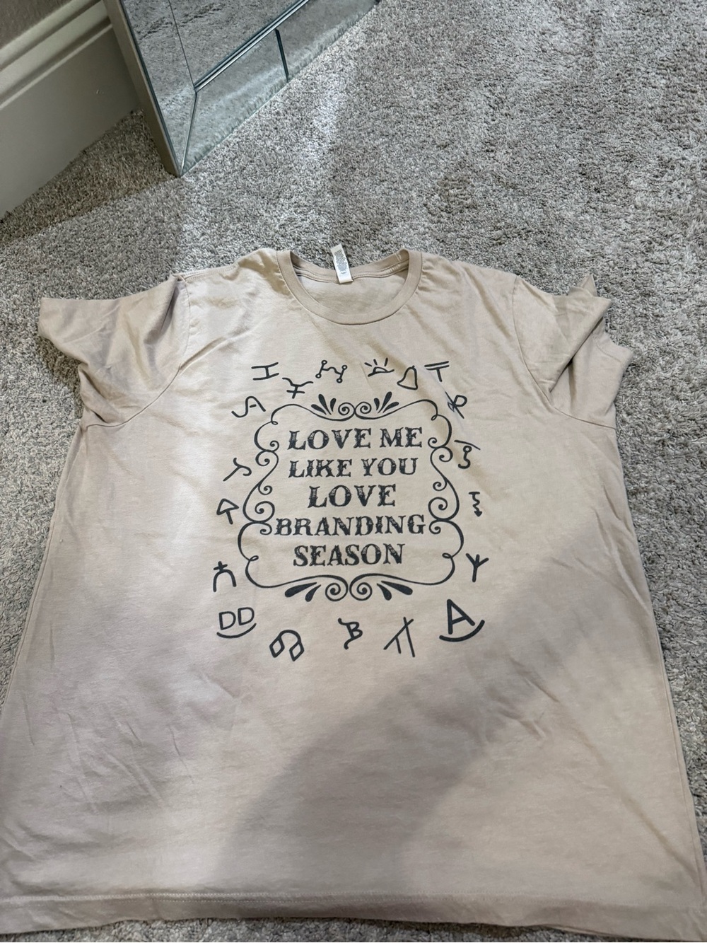 Bella Canvas Neutral Beige Crewneck Tee